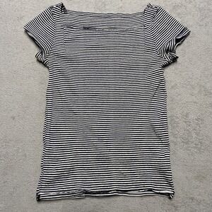 We The Free Top Medium Striped Stretch Square Neck Casual
